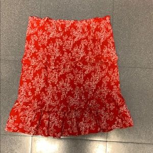 UO Victoria Smocked Mini Skirt